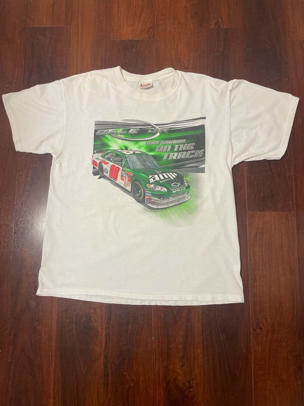 Vintage 2008 Dale Earnhardt Jr. #88 New Energy On The Track NASCAR T-Shirt XL